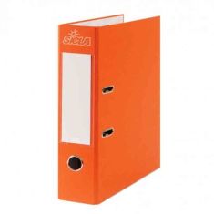 CLASSEUR CHRONO 8CM PLASTIFIEE ORANGE SICLA