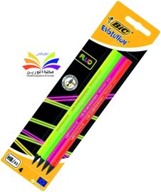 CRAYON BIC HB EVOLUTION FLUO 