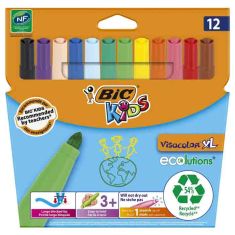 FEUTRE DE 12 BIC KIDS VISACOLOR 2022