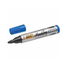 MARQUEUR PERMANENT BLEU POINTE OGIVE BIC 2000