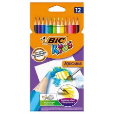 CRAYON DE COULEUR DE 12 GM BIC AQUACOULEUR