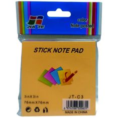 POST-IT MULTI-COULEURS 76X76 REF JT-C3