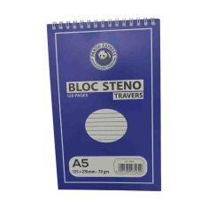BLOC STENO A5 RAYE 120P PANDA EXPRESS