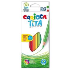CRAYON DE COULEUR 12GM CARIOCA TITA REF 42793