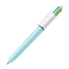 STYLO A BILLE BIC 4 COULEURS FUN